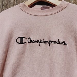 Light pink Champion Brand crewneck